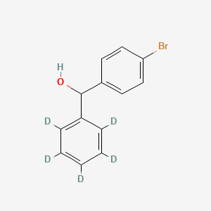 molecular formula C13H11BrO B590909 4-溴-α-苯基苯甲醇-d5 CAS No. 213678-51-4