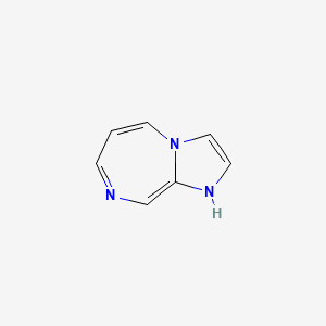 molecular formula C7H7N3 B590914 1H-Imidazo[1,2-A][1,4]diazepine CAS No. 132941-11-8