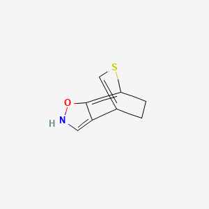 molecular formula C8H7NOS B590916 3-Oxa-9-thia-4-azatricyclo[5.2.2.02,6]undeca-1,5,7-triene CAS No. 132804-43-4