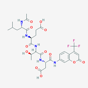 molecular formula C31H38F3N5O12 B590920 Ac-Leu-Glu-Thr-Asp-AFC 