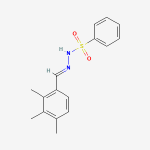 N'-(2,3,4-trimethylbenzylidene)benzenesulfonohydrazide