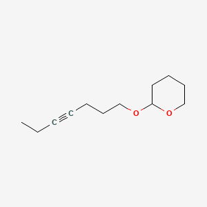 molecular formula C12H20O2 B590933 2-Hept-4-ynoxyoxane CAS No. 1420074-18-5
