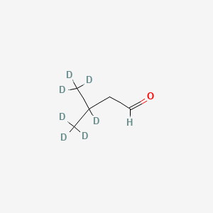 molecular formula C5H10O B590941 iso-Valeraldehyde-D7 CAS No. 1394230-51-3