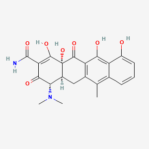 molecular formula C22H22N2O7 B590944 无水四环素 CAS No. 1665-56-1