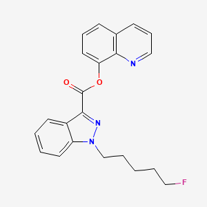 molecular formula C22H20FN3O2 B590954 5-氟-NPB-22 CAS No. 1445579-79-2