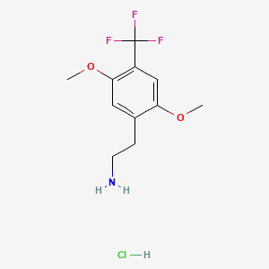 molecular formula C11H15ClF3NO2 B590955 2C-TFM (hydrochloride) CAS No. 159277-13-1