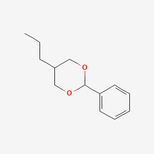 molecular formula C13H18O2 B590962 2-苯基-5-丙基-1,3-二噁烷 CAS No. 139396-08-0