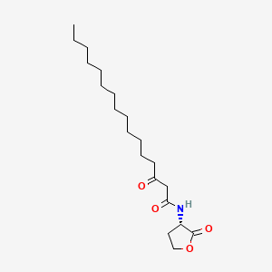 molecular formula C20H35NO4 B590965 N-3-oxo-hexadecanoyl-L-Homoserina lactona CAS No. 925448-37-9