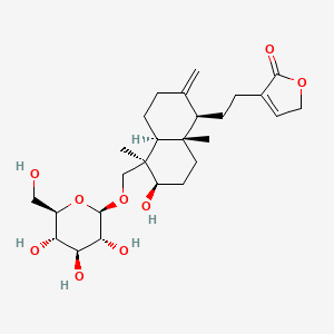 molecular formula C26H40O9 B590966 Andropanoside CAS No. 82209-72-1
