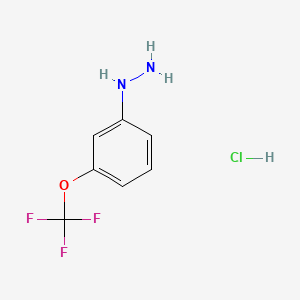 (3-(Trifluoromethoxy)phenyl)hydrazine hydrochloride