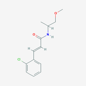 molecular formula C13H16ClNO2 B5909731 3-(2-chlorophenyl)-N-(2-methoxy-1-methylethyl)acrylamide 