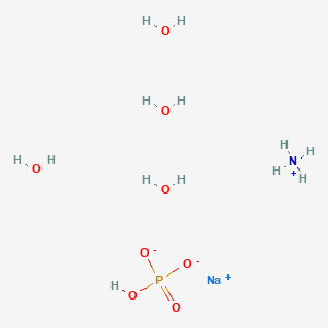 molecular formula H13NNaO8P B590979 磷酸氢二钠铵四水合物 CAS No. 7783-13-3