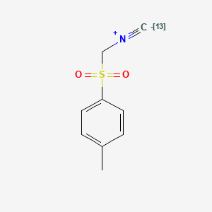 molecular formula C9H9NO2S B590980 Tosylmethyl Isocyanide-13C1 CAS No. 60684-36-8