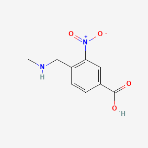 molecular formula C9H10N2O4 B590982 4-[(Methylamino)methyl]-3-nitrobenzoic acid CAS No. 126257-74-7