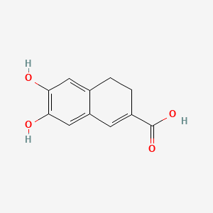 6,7-Dihydroxy-3,4-dihydronaphthalene-2-carboxylic acid