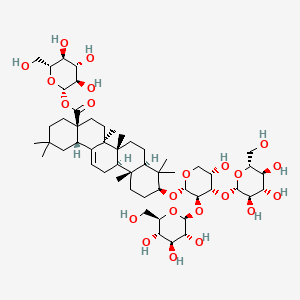 molecular formula C53H86O22 B590993 Guaiacin F CAS No. 132284-03-8