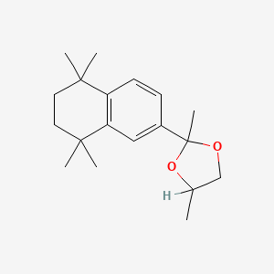 molecular formula C19H28O2 B590996 1,3-Dioxolane, 2,4-dimethyl-2-(5,6,7,8-tetrahydro-5,5,8,8-tetramethyl-2-naphthalenyl)- CAS No. 131812-52-7
