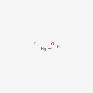 molecular formula FHHgO B591000 Fluoromercury(II) hydoxide CAS No. 28953-04-0