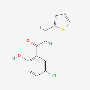 molecular formula C13H9ClO2S B5910083 1-(5-chloro-2-hydroxyphenyl)-3-(2-thienyl)-2-propen-1-one CAS No. 7209-80-5