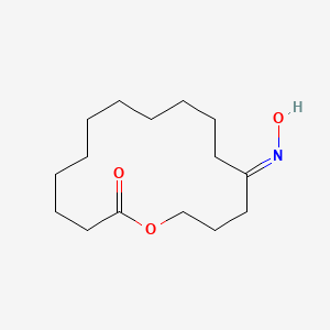 molecular formula C15H27NO3 B5910094 oxacyclohexadecane-2,13-dione 13-oxime 