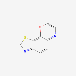 molecular formula C9H6N2OS B591014 2H-[1,3]thiazolo[4,5-h][1,4]benzoxazine CAS No. 125736-65-4