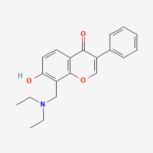 8-[(diethylamino)methyl]-7-hydroxy-3-phenyl-4H-chromen-4-one