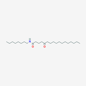 molecular formula C25H49NO2 B5910167 N-辛基-5-氧代十七烷酰胺 