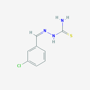 molecular formula C8H8ClN3S B5910171 3-氯苯甲醛缩硫脲酮 