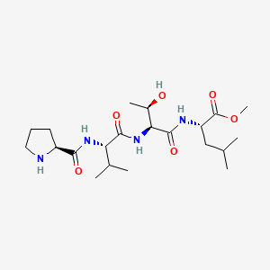 molecular formula C21H38N4O6 B591020 埃格林 c (42-45)-甲基酯·HCl CAS No. 133463-25-9