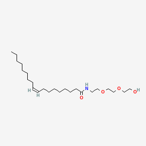 molecular formula C24H47NO4 B591023 PEG-3 oleamide CAS No. 26027-37-2