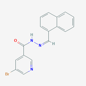 molecular formula C17H12BrN3O B5910266 5-bromo-N'-(1-naphthylmethylene)nicotinohydrazide 