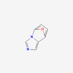 molecular formula C7H4N2O B591028 5,8-Epoxyimidazo[1,5-A]pyridine CAS No. 136263-26-8