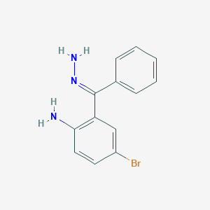 molecular formula C13H12BrN3 B5910339 (2-amino-5-bromophenyl)(phenyl)methanone hydrazone 