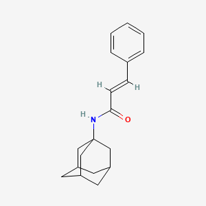 molecular formula C19H23NO B5910371 N-1-adamantyl-3-phenylacrylamide CAS No. 24886-71-3