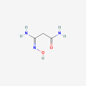 molecular formula C3H7N3O2 B5910379 3-amino-3-(hydroxyimino)propanamide 