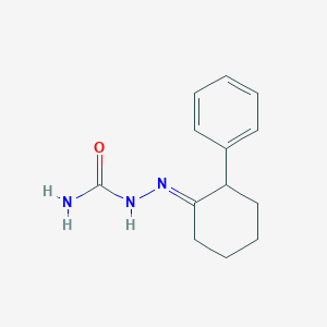 molecular formula C13H17N3O B5910393 2-phenyl-1-cyclohexanone semicarbazone 