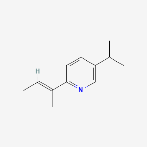 molecular formula C12H17N B591041 2-[(2E)-2-Buten-2-yl]-5-isopropylpyridine CAS No. 137013-13-9