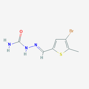 molecular formula C7H8BrN3OS B5910497 4-bromo-5-methyl-2-thiophenecarbaldehyde semicarbazone 