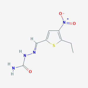 molecular formula C8H10N4O3S B5910502 5-ethyl-4-nitro-2-thiophenecarbaldehyde semicarbazone 
