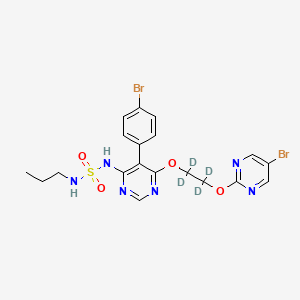 molecular formula C19H20Br2N6O4S B591052 麦西坦 D4 CAS No. 1258428-05-5