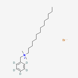 molecular formula C23H42BrN B591068 Benzyldimethyltetradecylammonium bromide CAS No. 1515861-68-3