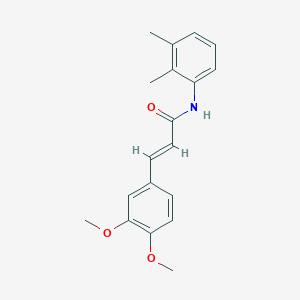 molecular formula C19H21NO3 B5910707 3-(3,4-dimethoxyphenyl)-N-(2,3-dimethylphenyl)acrylamide 