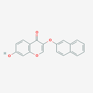 molecular formula C19H12O4 B5910874 7-hydroxy-3-(2-naphthyloxy)-4H-chromen-4-one 