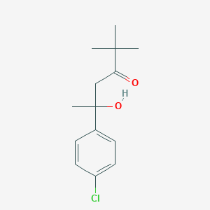 molecular formula C14H19ClO2 B5910889 5-(4-chlorophenyl)-5-hydroxy-2,2-dimethyl-3-hexanone 