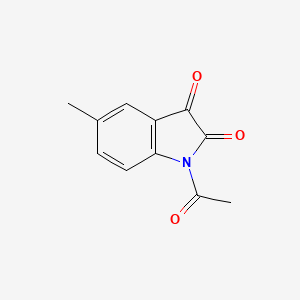molecular formula C11H9NO3 B5910903 1-acetyl-5-methyl-1H-indole-2,3-dione CAS No. 118726-65-1
