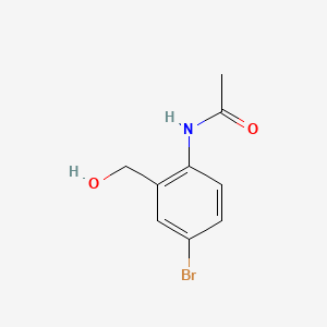 N-[4-bromo-2-(hydroxymethyl)phenyl]acetamide