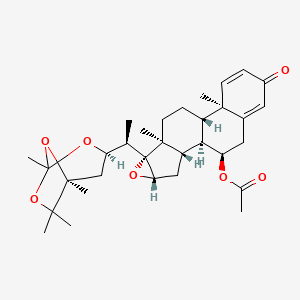 molecular formula C32H44O7 B591105 Petuniasterone K CAS No. 126240-11-7