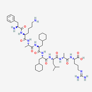 molecular formula C51H86N12O9 B591106 C5a Inhibitory Sequence CAS No. 133214-60-5