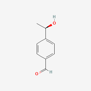 4-[(1R)-1-Hydroxyethyl]benzaldehyde