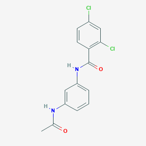 molecular formula C15H12Cl2N2O2 B5911082 N-[3-(acetylamino)phenyl]-2,4-dichlorobenzamide 